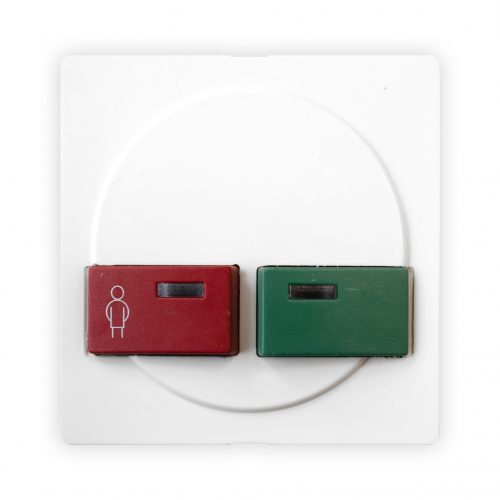 Ackermann Abdeckplatte Ruf-/Abstelltaster, 88882A3