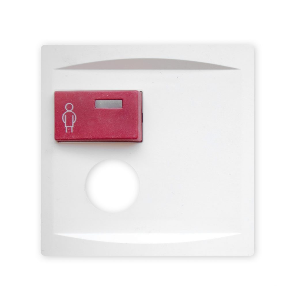 Ackermann Abdeckplatte Ruftaster mit Steckkontakt 88881L3