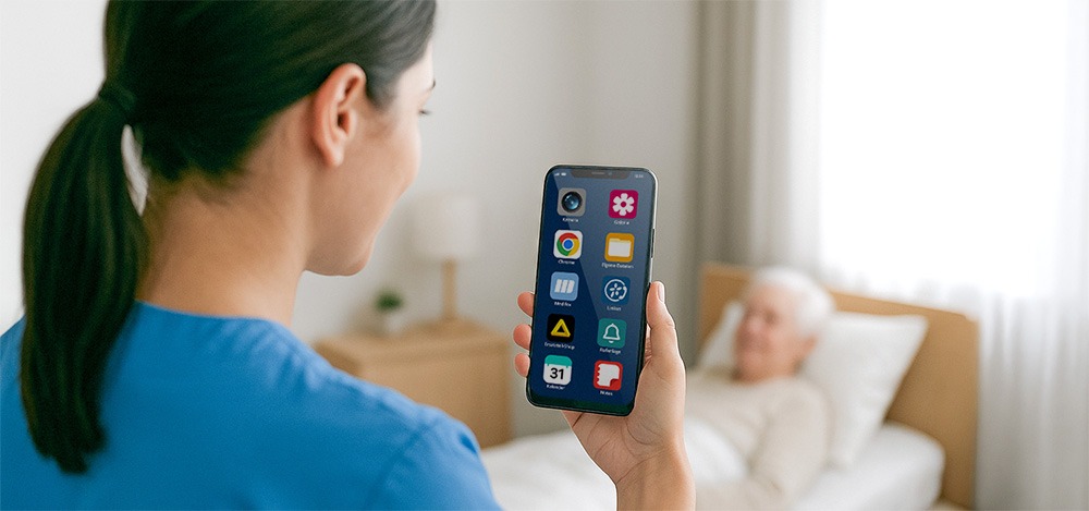 Smartphones und Tablets für den Einsatz in Seniorenheimen und Pflegeeinrichtungen