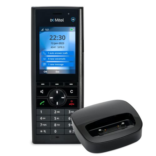 Mitel 712dt DECT Mobiltelefon, Set mit Ladeschale