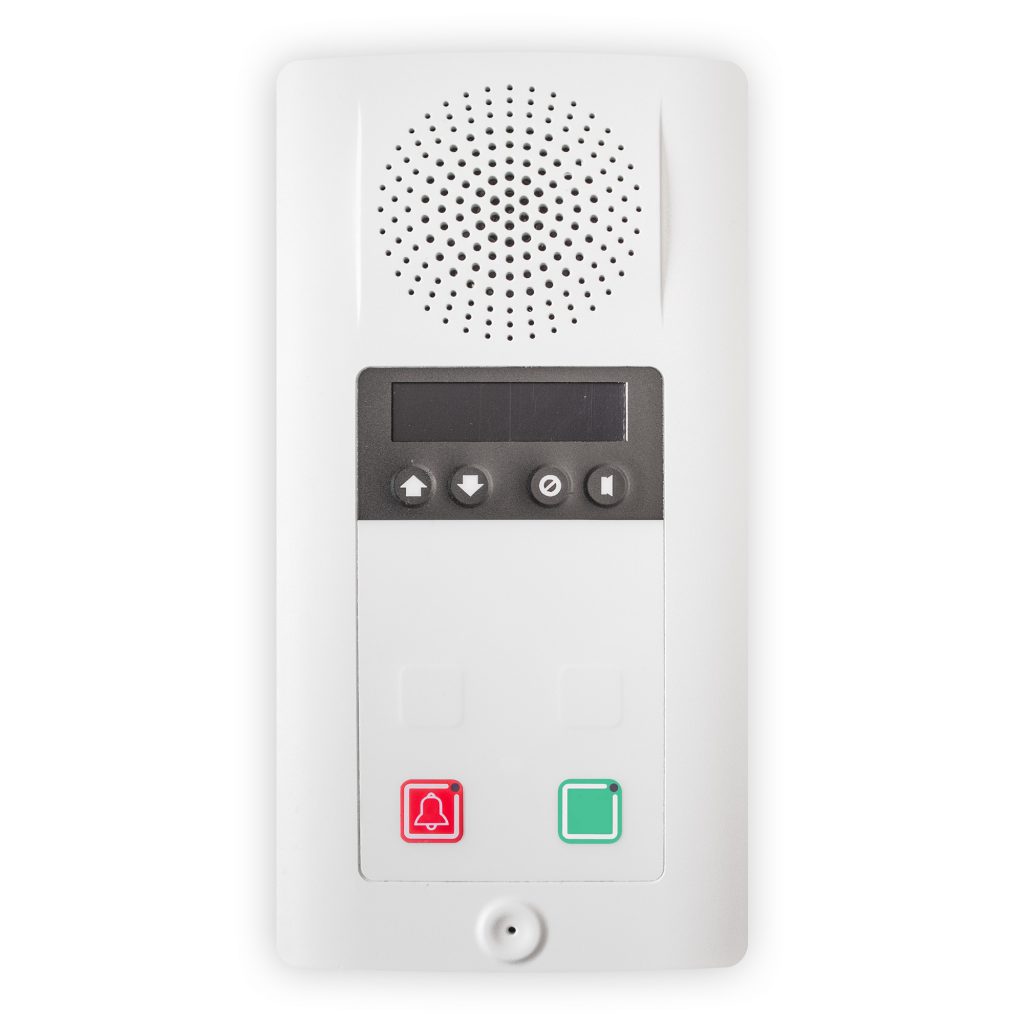 Tetronik Zimmerdisplay mit Ruf- und Abstellfunktion