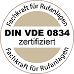 Fachkraft für Rufanlagen - DIN VDE 0834 zertifiziert