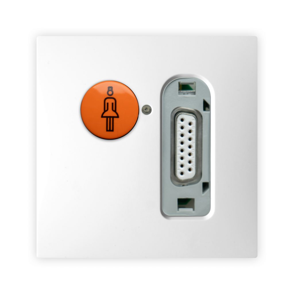 Zettler VarioLine Flat Ruftaster, Sub-D 15-polig, VDE, 127.7400S